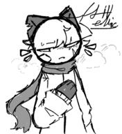 Cute IbisPaintX Kitty Liu.Mie.Drawing OC // 582x634 // 144.0KB