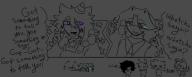 CCsLefteye ChiChi Chinlucoph Deepfries OC Soinc kitkat ming partycat partychah spookybug timewstr // 533x214 // 51.3KB