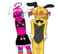 Deepfries Sona brightangel femboy gay itoshi // 1153x1076 // 439.7KB