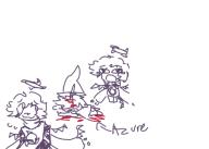 Azure Forsaken Sillyyy Twotime doodles // 449x321 // 36.4KB
