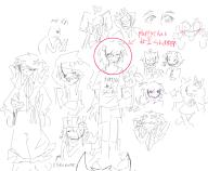 Errorname Looey Noli OC Sona doodles help partychah project000 winter // 838x693 // 215.4KB