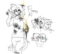 Chahinak Flames_AU OC YOBM kitkat ming // 369x350 // 65.2KB